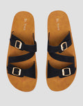 ST. YVES BUCKLE SANDAL SLIPPER  FQ28 WANITA