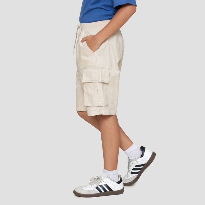 Nevada Woven Kargo Pgg Rib Celana Pendek Anak Laki-laki