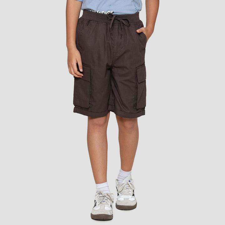 Nevada Woven Kargo Pgg Rib Celana Pendek Anak Laki-laki