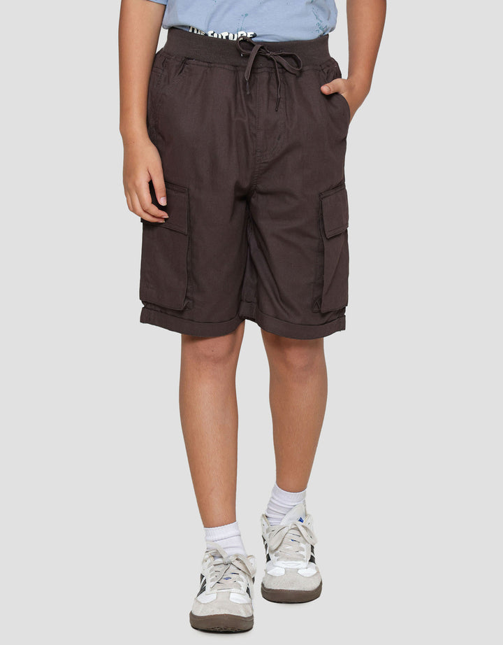 Nevada Woven Kargo Pgg Rib Celana Pendek Anak Laki-laki