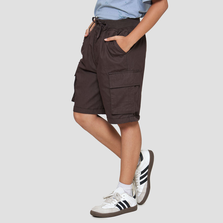 Nevada Woven Kargo Pgg Rib Celana Pendek Anak Laki-laki