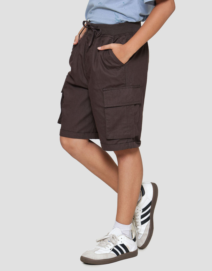 Nevada Woven Kargo Pgg Rib Celana Pendek Anak Laki-laki