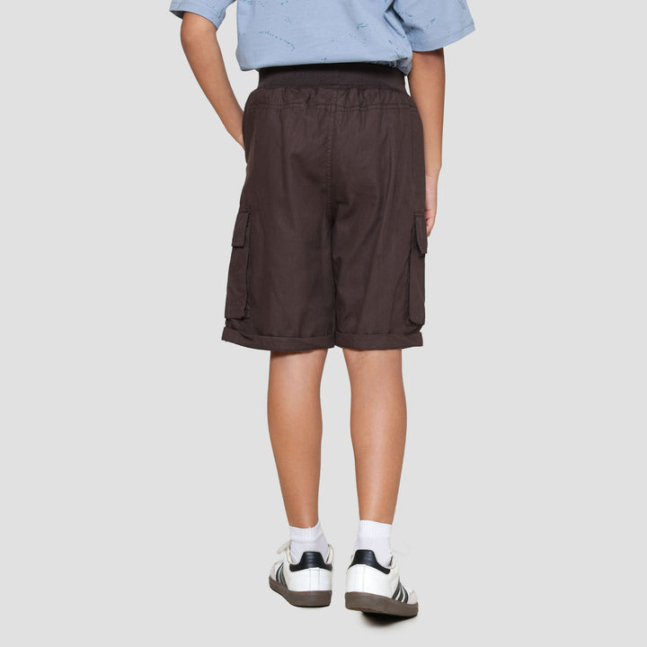 Nevada Woven Kargo Pgg Rib Celana Pendek Anak Laki-laki