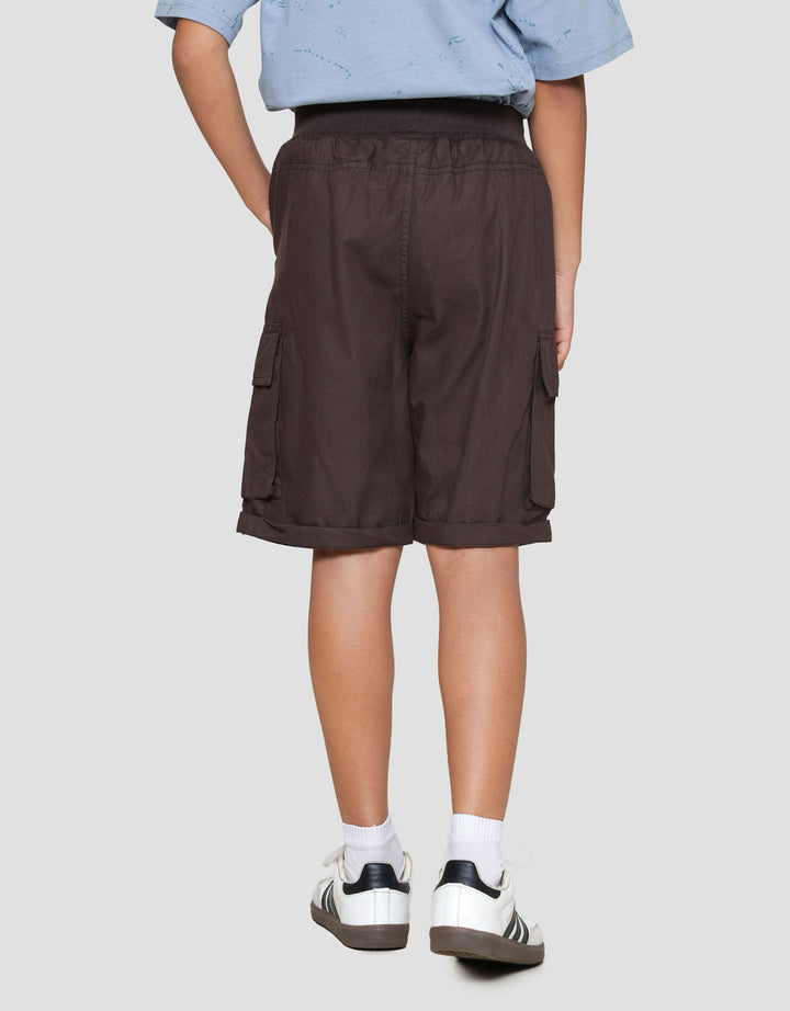 Nevada Woven Kargo Pgg Rib Celana Pendek Anak Laki-laki