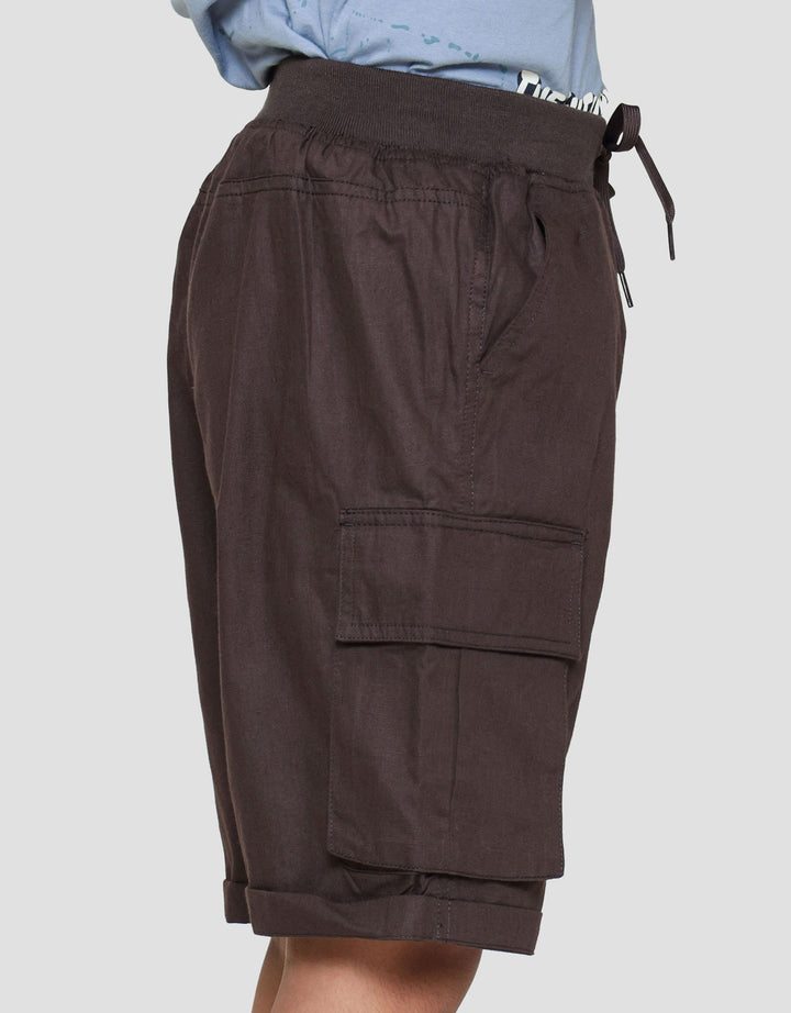 Nevada Woven Kargo Pgg Rib Celana Pendek Anak Laki-laki