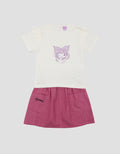 Character Kuromi Ruffle Pakaian Set Bayi Perempuan