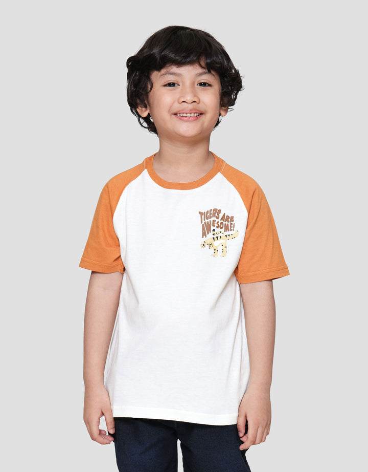 Little M Tiger Are Awesome Kaos Anak Laki-laki