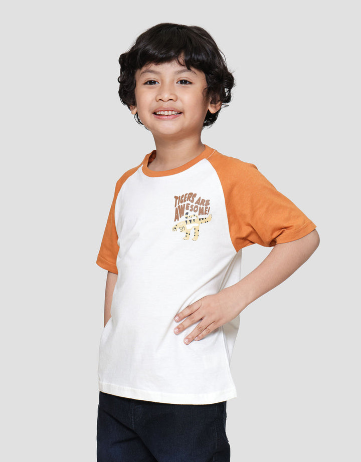 Little M Tiger Are Awesome Kaos Anak Laki-laki