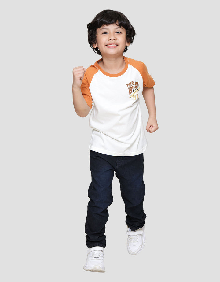 Little M Tiger Are Awesome Kaos Anak Laki-laki