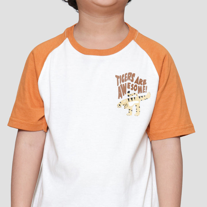 Little M Tiger Are Awesome Kaos Anak Laki-laki