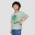 Little M Stomping Through Time Kaos Oversize Anak Laki-laki