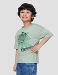 Little M Stomping Through Time Kaos Oversize Anak Laki-laki