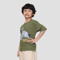 Little M Woofie A Forest Friend Kaos Oversize Anak Laki-laki