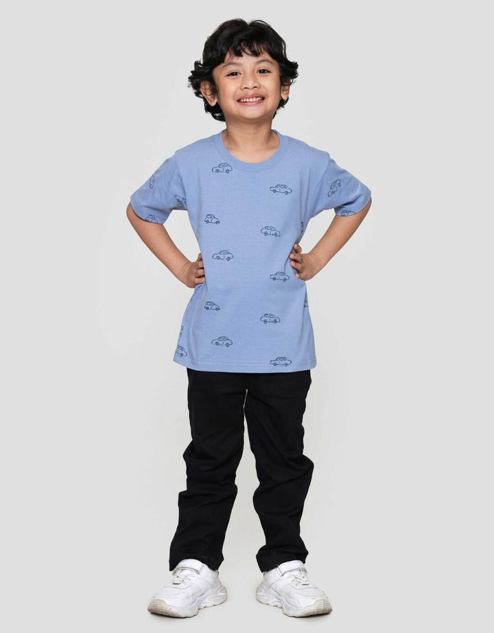 Little M Print Car Kaos Anak Laki-laki