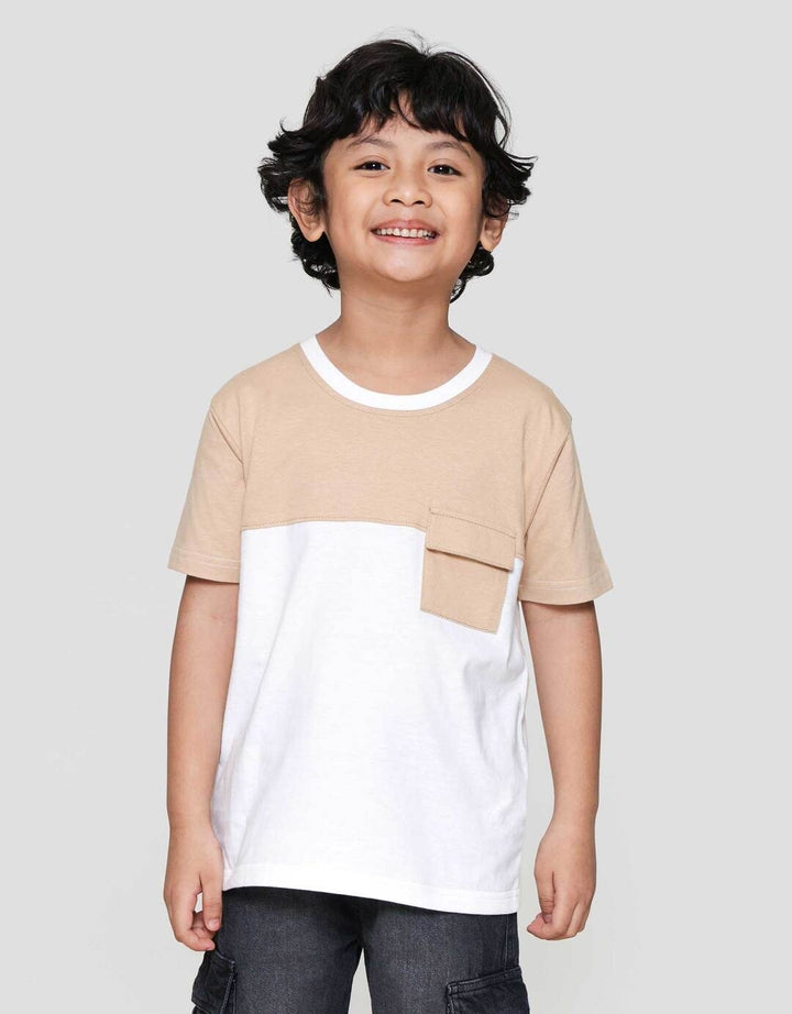 Little M Cut Sewn Kantong Kaos Anak Laki-laki
