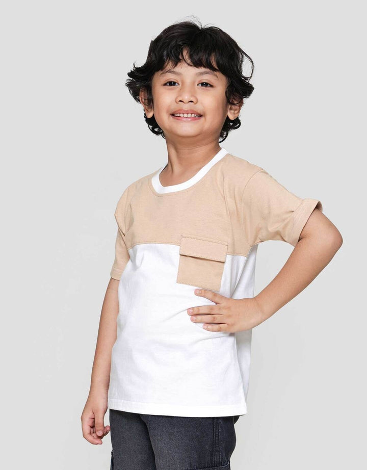 Little M Cut Sewn Kantong Kaos Anak Laki-laki