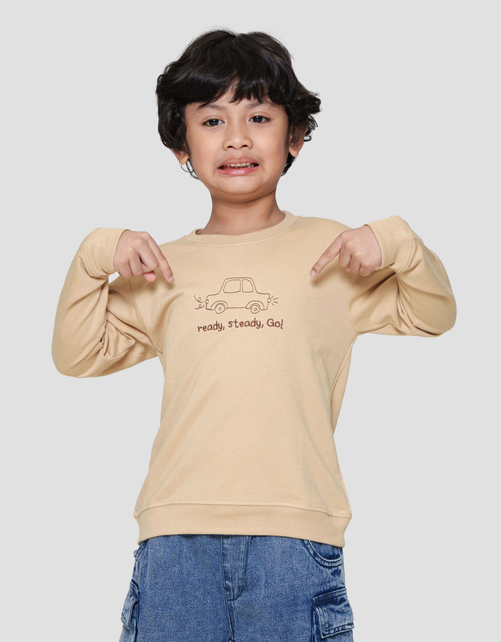 Little M Bdr Car Ready Go Sweater Anak Laki-laki