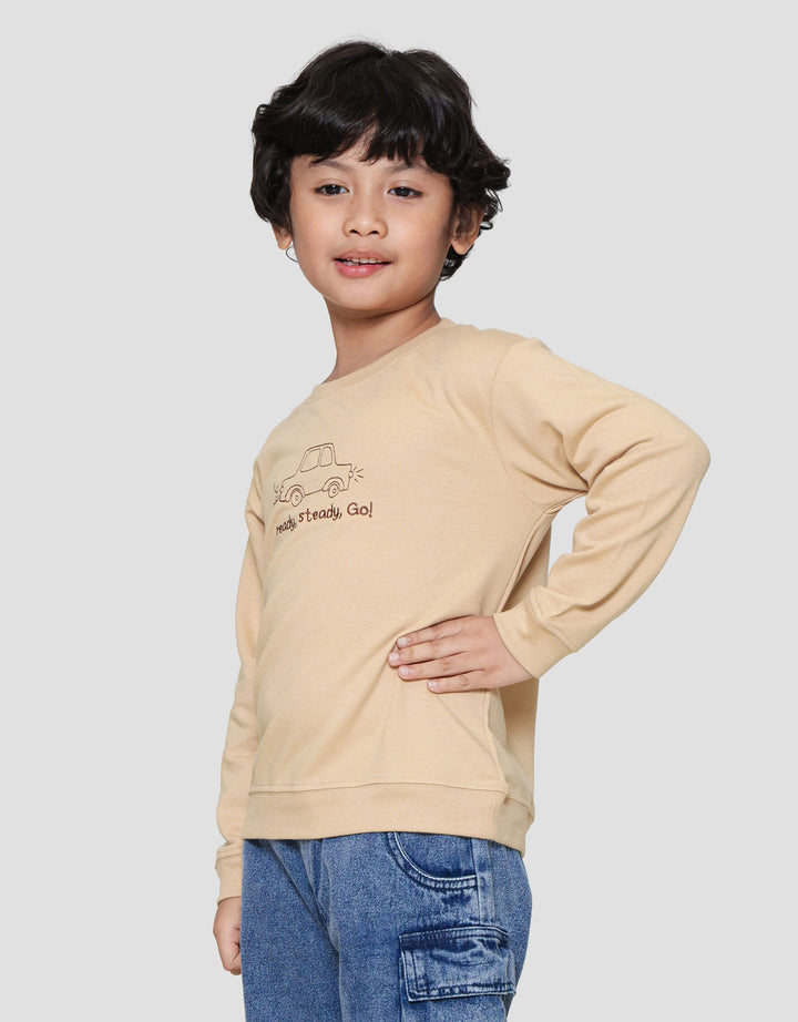 Little M Bdr Car Ready Go Sweater Anak Laki-laki