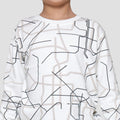 Little M Print Geometrik Sweater Anak Laki-laki