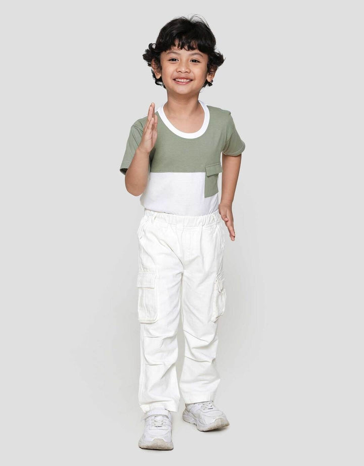 Little M Woven 3D Celana Cargo Anak Laki-laki