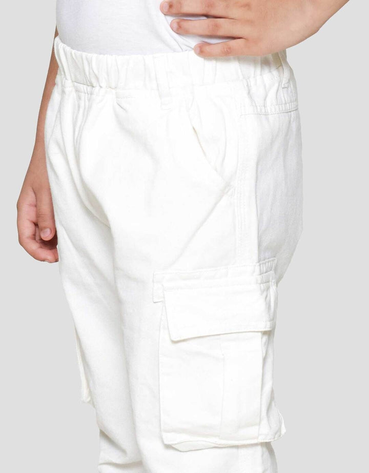 Little M Woven 3D Celana Cargo Anak Laki-laki