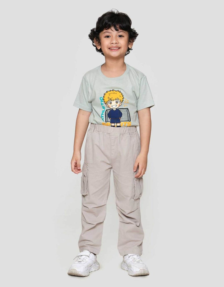 Little M Woven 3D Celana Cargo Anak Laki-laki