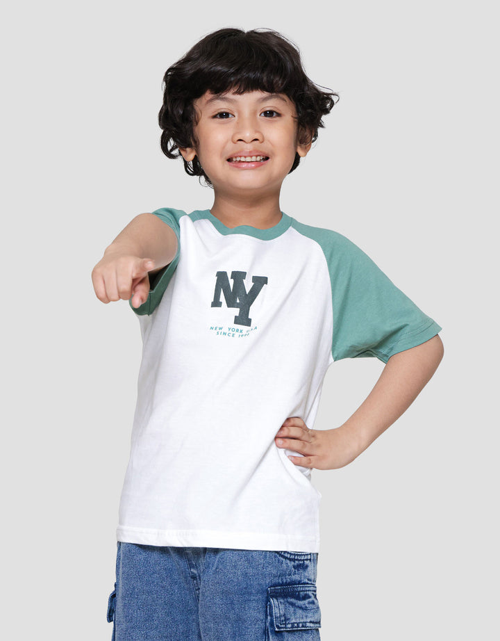 Little M Reglan Embos Kaos Anak Laki-laki