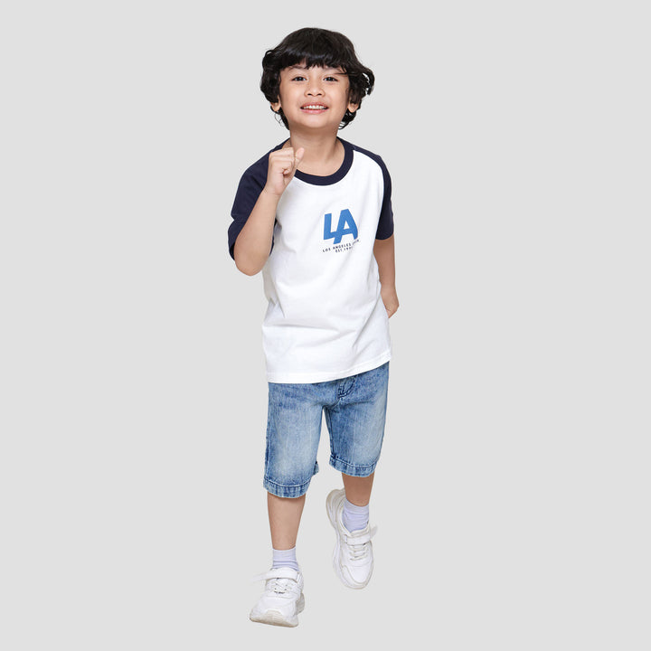 Little M Reglan Embos La Kaos Anak Laki-laki