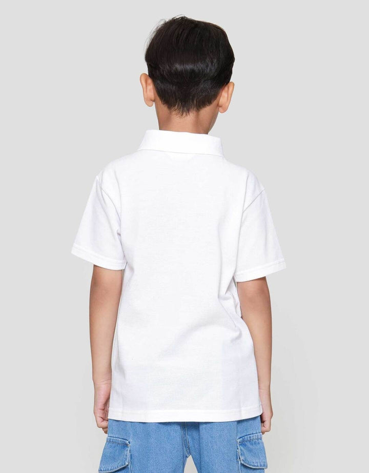 Little M Kerah Bsc Rib Kancing Kaos Anak Laki-laki