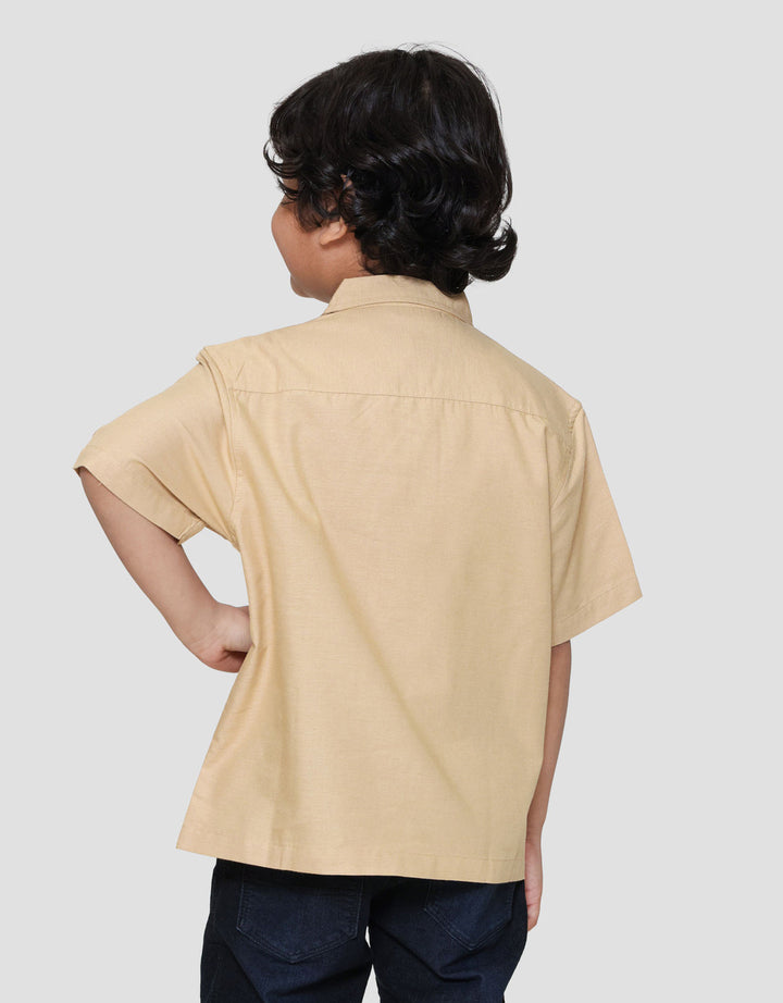 Little M Kerah Kemeja Anak Laki-laki