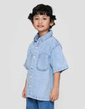 Little M Pocket Kemeja Denim Anak Laki-laki
