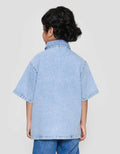 Little M Pocket Kemeja Denim Anak Laki-laki