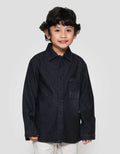 Little M Kemeja Denim Anak Laki-laki