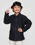 Little M Kemeja Denim Anak Laki-laki
