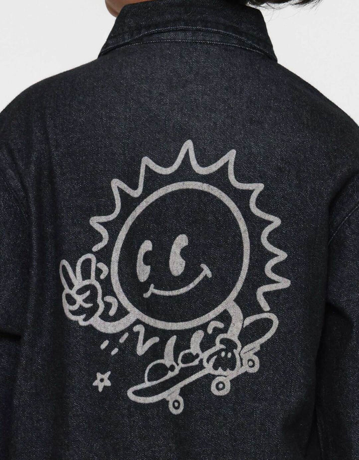 Little M Kemeja Denim Anak Laki-laki