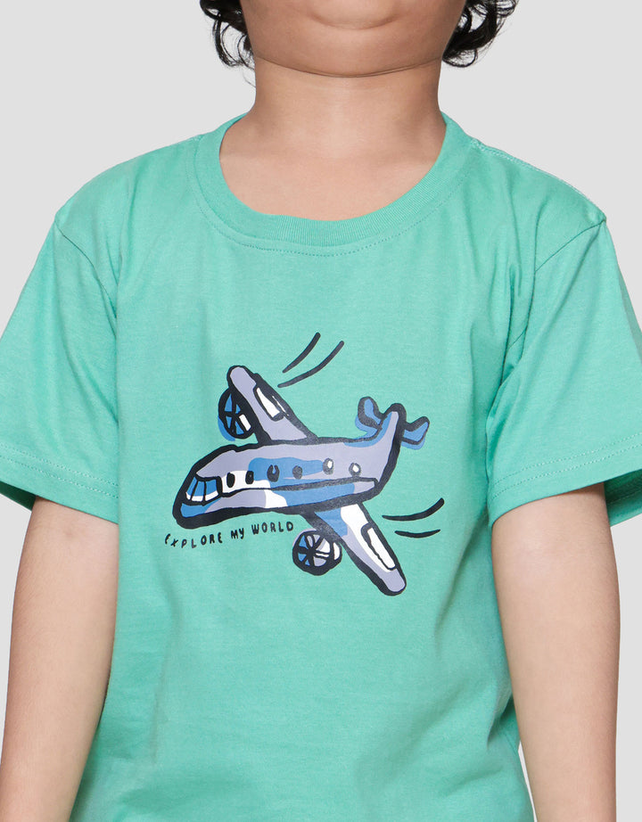 Little M Explore My World Kaos Anak Laki-laki