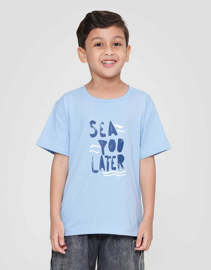 Little M Sea You Later Kaos Anak Laki-laki