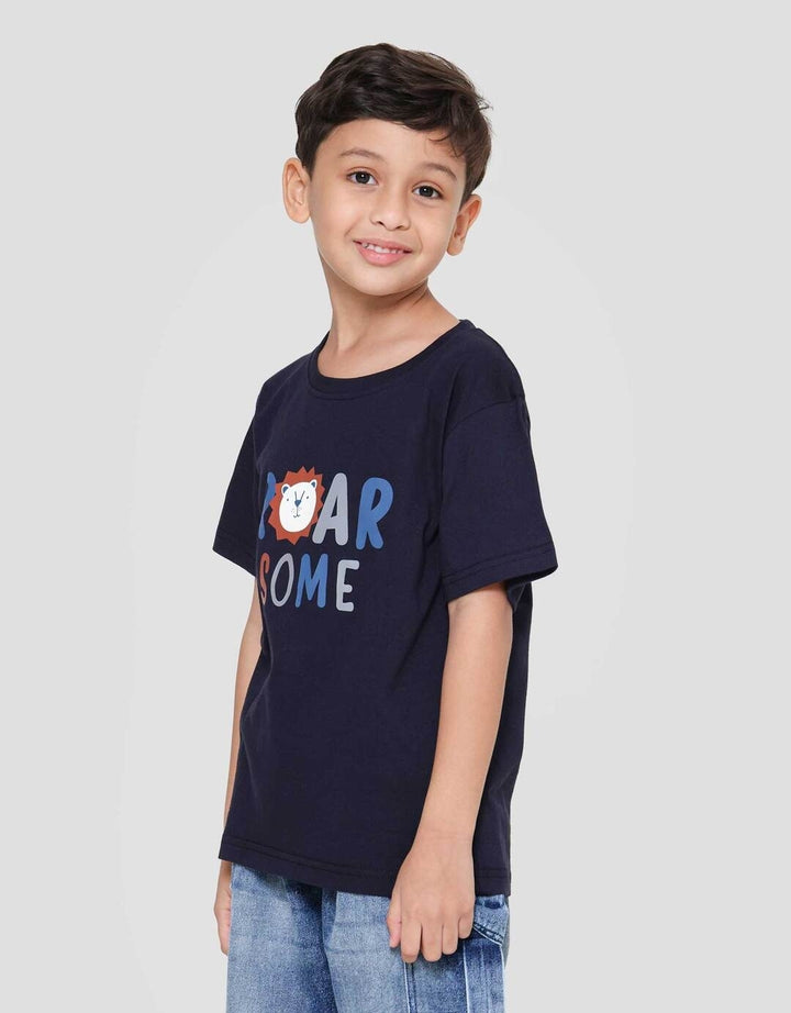 Little M Roar Some Kaos Anak Laki-laki