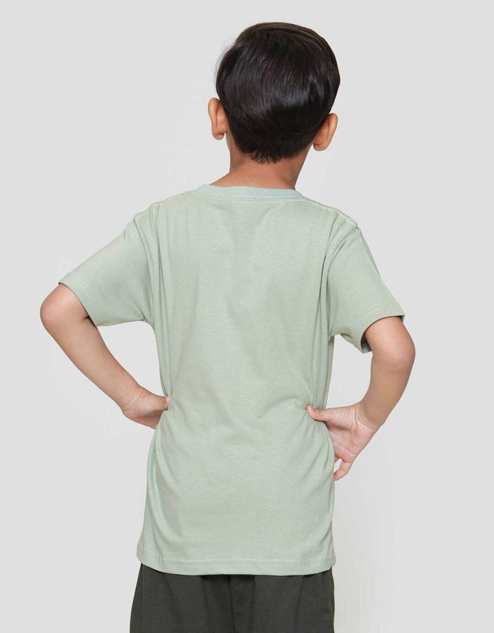 Little M Excavator Construction Kaos Anak Laki-laki