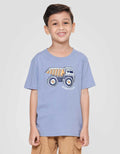 Little M Dump Truck Construction Kaos Anak Laki-laki