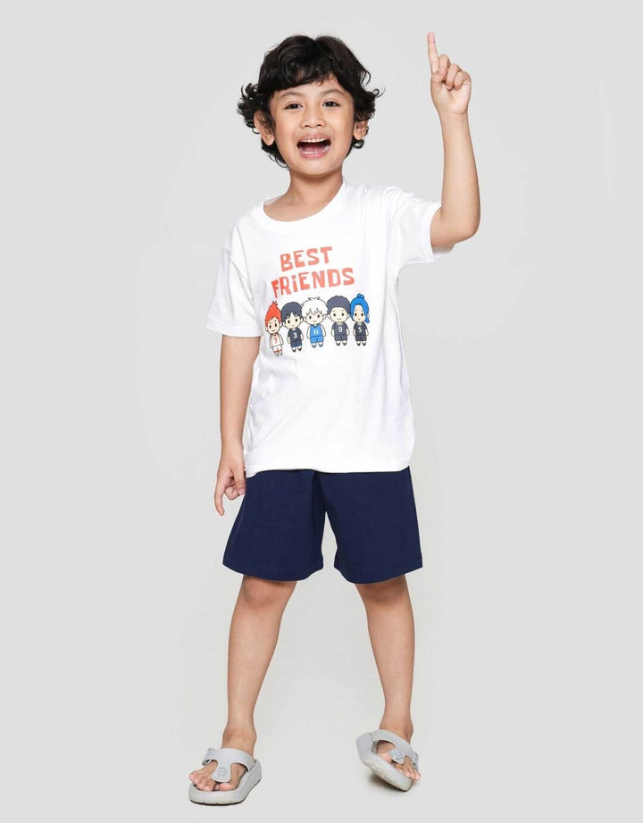 Little M Best Friends Kaos Anak Laki-laki