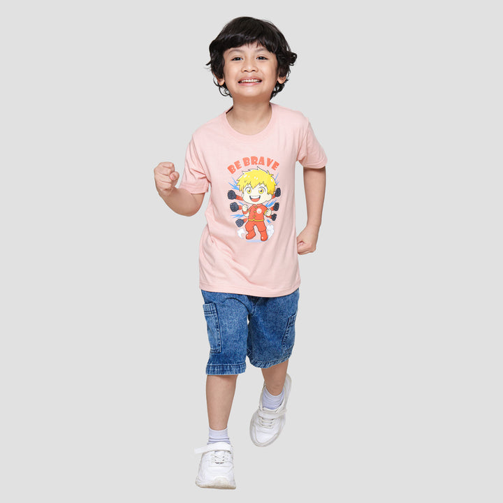 Little M Brave Kaos Anak Laki-laki