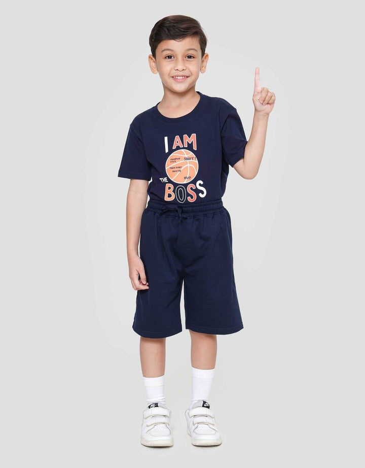 Little M Terry Celana Pendek Anak Laki-laki