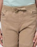 Little M Long Pants Strecth Reg Ktg Pinggang Rib Anak Laki-laki