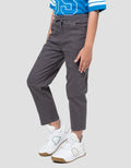 Little M Long Pants Strecth Reg Ktg Pinggang Rib Anak Laki-laki