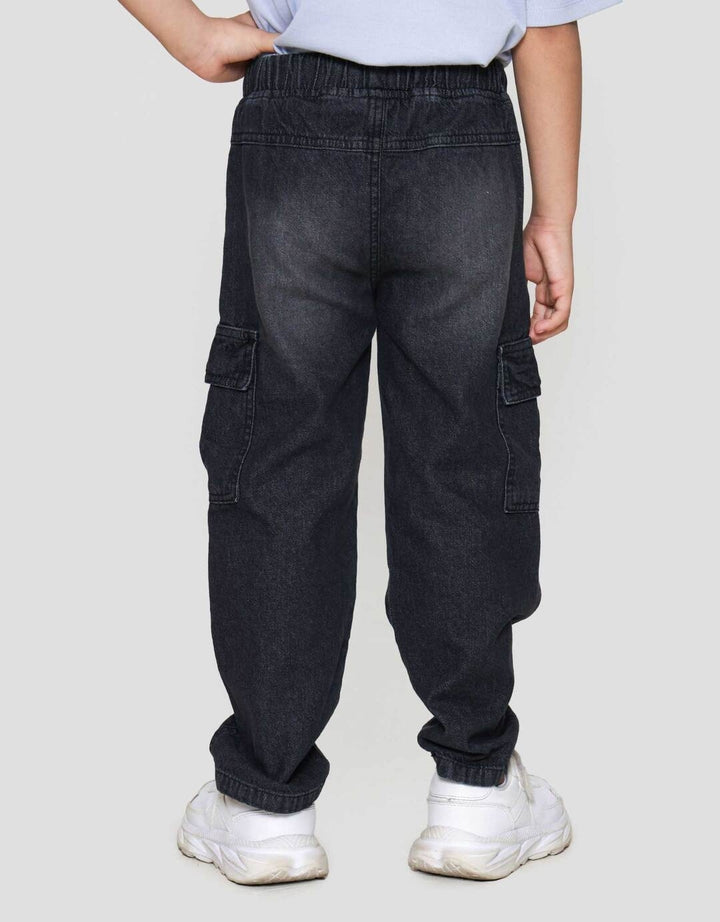 Little M Reg Ktg Tempel Celana Denim Anak Laki-laki