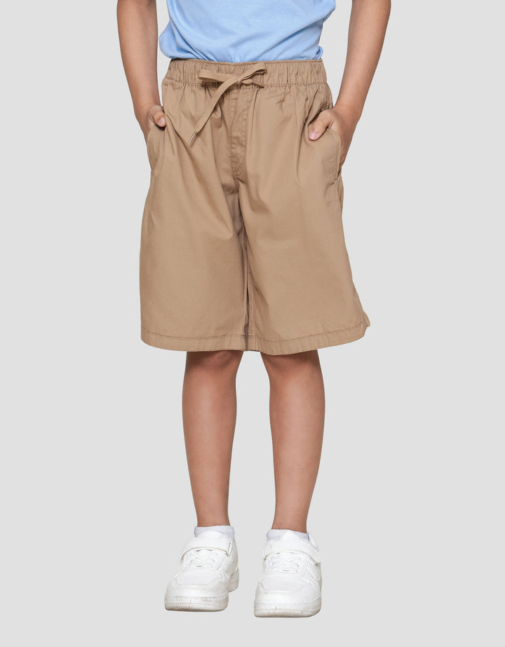 Little M  Crop Basic Pocket Celana Pendek Anak Laki-laki