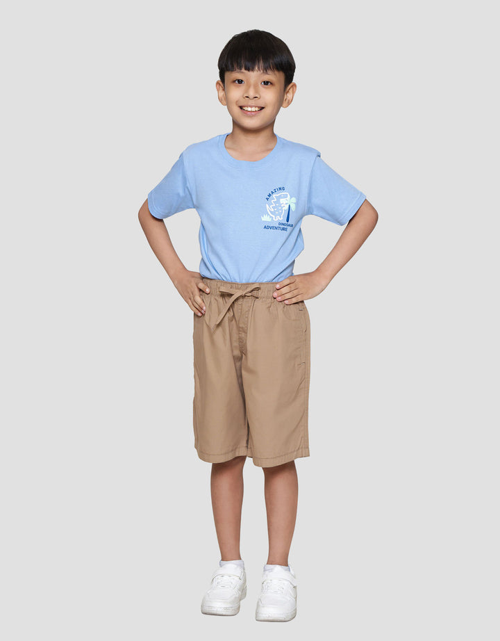 Little M  Crop Basic Pocket Celana Pendek Anak Laki-laki