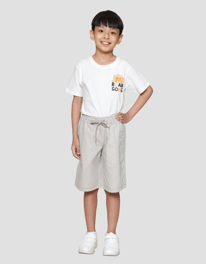 Little M  Crop Basic Pocket Celana Pendek Anak Laki-laki