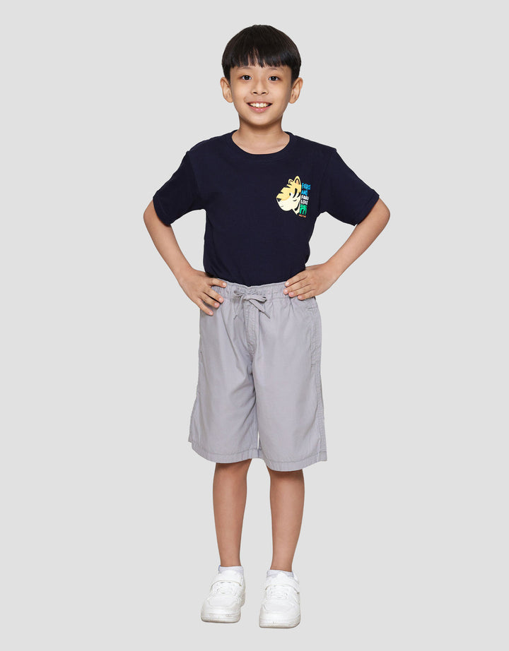 Little M  Crop Basic Pocket Celana Pendek Anak Laki-laki